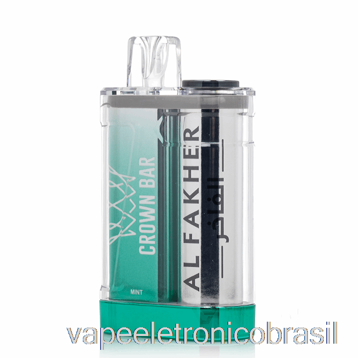 Vape Vaporesso Al Fakher Coroa Bar Cristal 9000 Hortelã Descartável